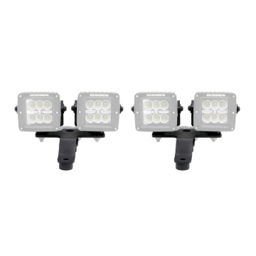 Picture of Go Rhino 18-20 Jeep Wrangler JL/JLU/Gladiator JT Light Mount - Two 3in Cubes