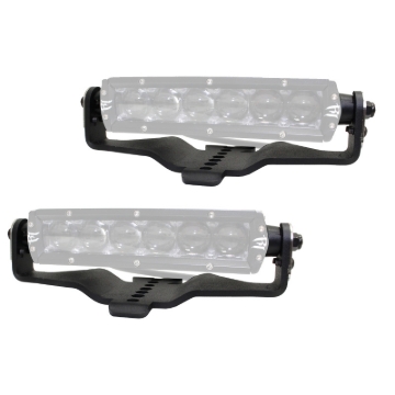 Picture of Go Rhino 18-20 Jeep Wrangler JL/JLU/Gladiator JT Light Mount - Two 6in Single Row
