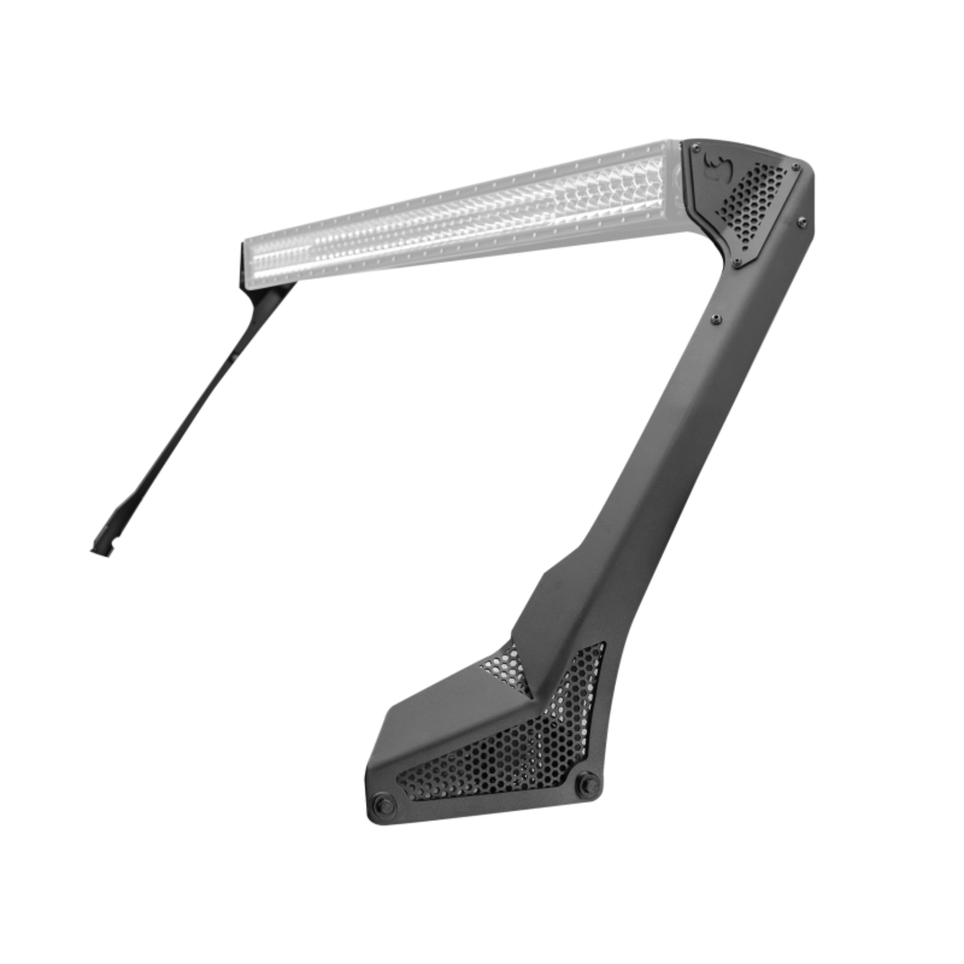 Picture of Go Rhino 18-20 Jeep Wrangler JL/JLU/Gladiator JT XE Windshield Light Bar Mount - 50in Single Row