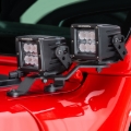 Picture of Go Rhino 18-20 Jeep Wrangler JL/JLU/Gladiator JT Light Mount - Two 3in Cubes Offset