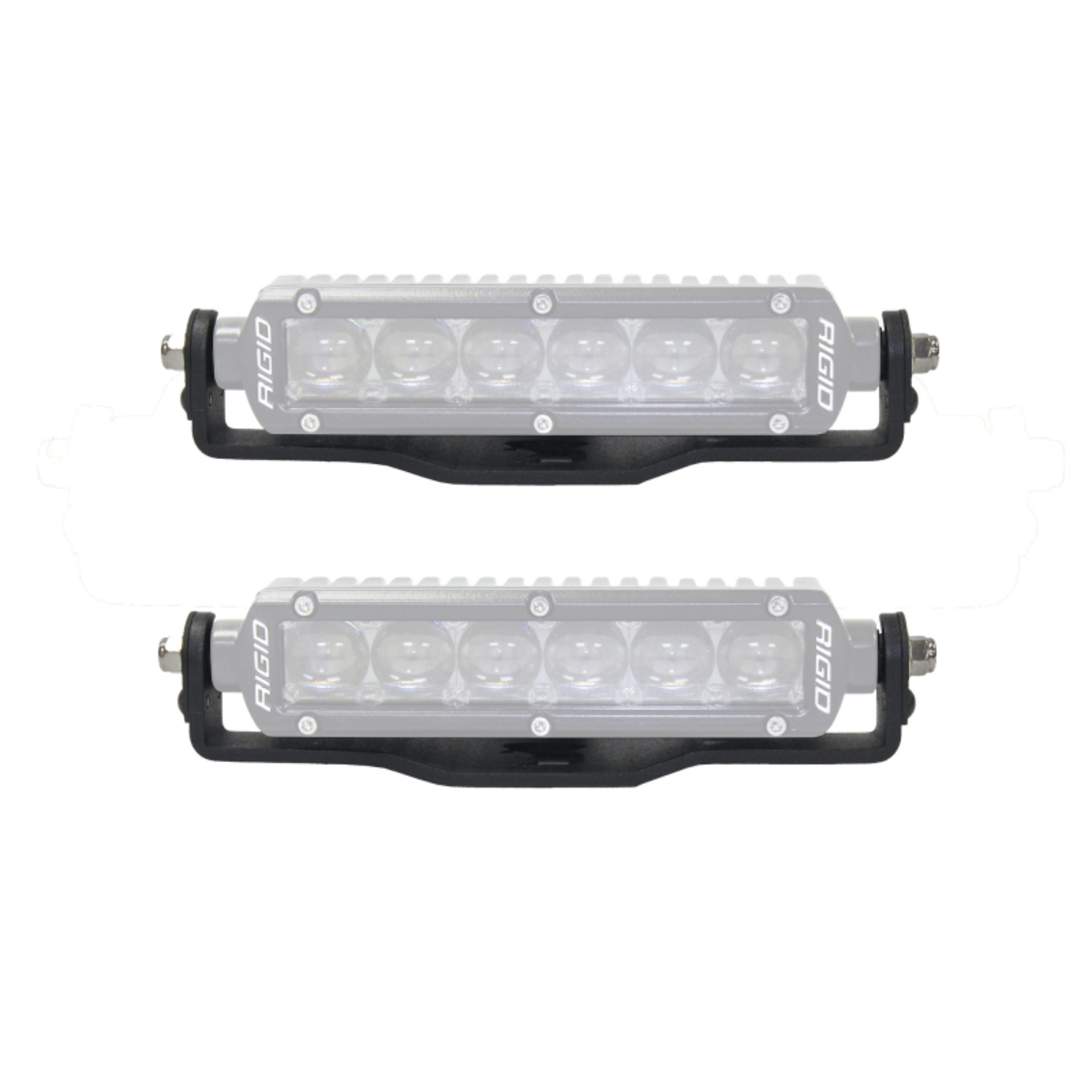 Picture of Go Rhino 18-20 Jeep Wrangler JL/JLU/Gladiator JT Light Mount - Two 6in Single Row