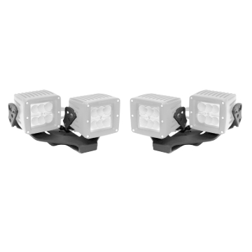 Picture of Go Rhino 18-20 Jeep Wrangler JL/JLU/Gladiator JT Light Mount - Two 3in Cubes