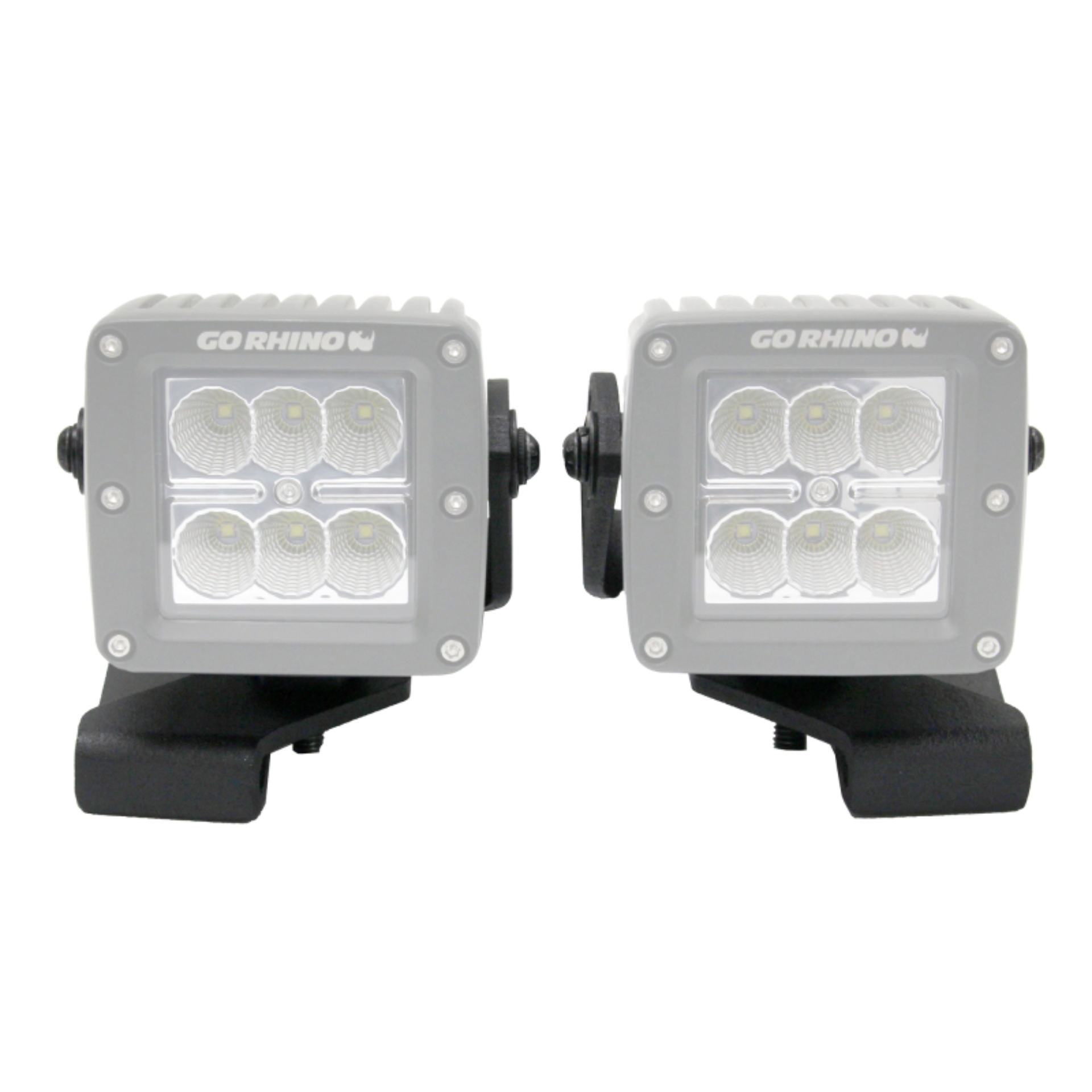 Picture of Go Rhino 18-20 Jeep Wrangler JL/JLU/Gladiator JT Light Mount - 3in Cube
