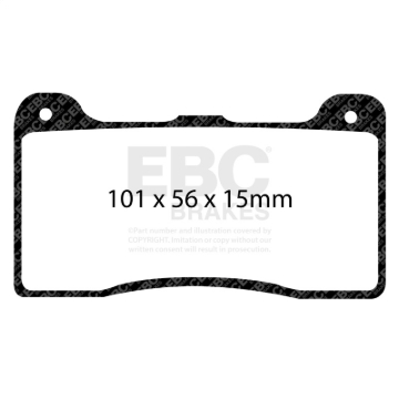 Picture of EBC Yellowstuff Brake Pad Sets - DP4039R