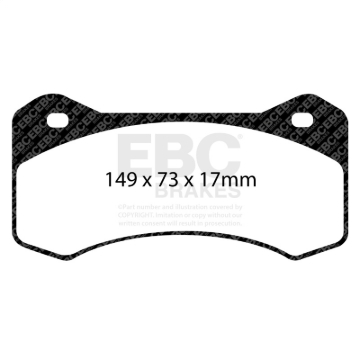 Picture of EBC Yellowstuff Brake Pad Sets - DP4054R
