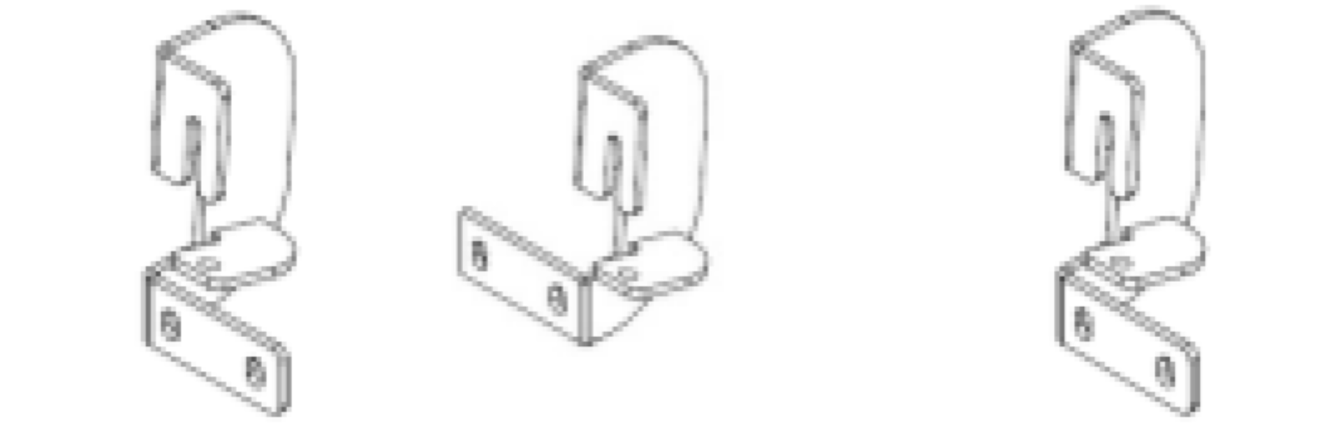 Picture of Go Rhino 07-10 Chevrolet Silverado 2500HD/3500 Brackets for Dominator Extreme SideSteps