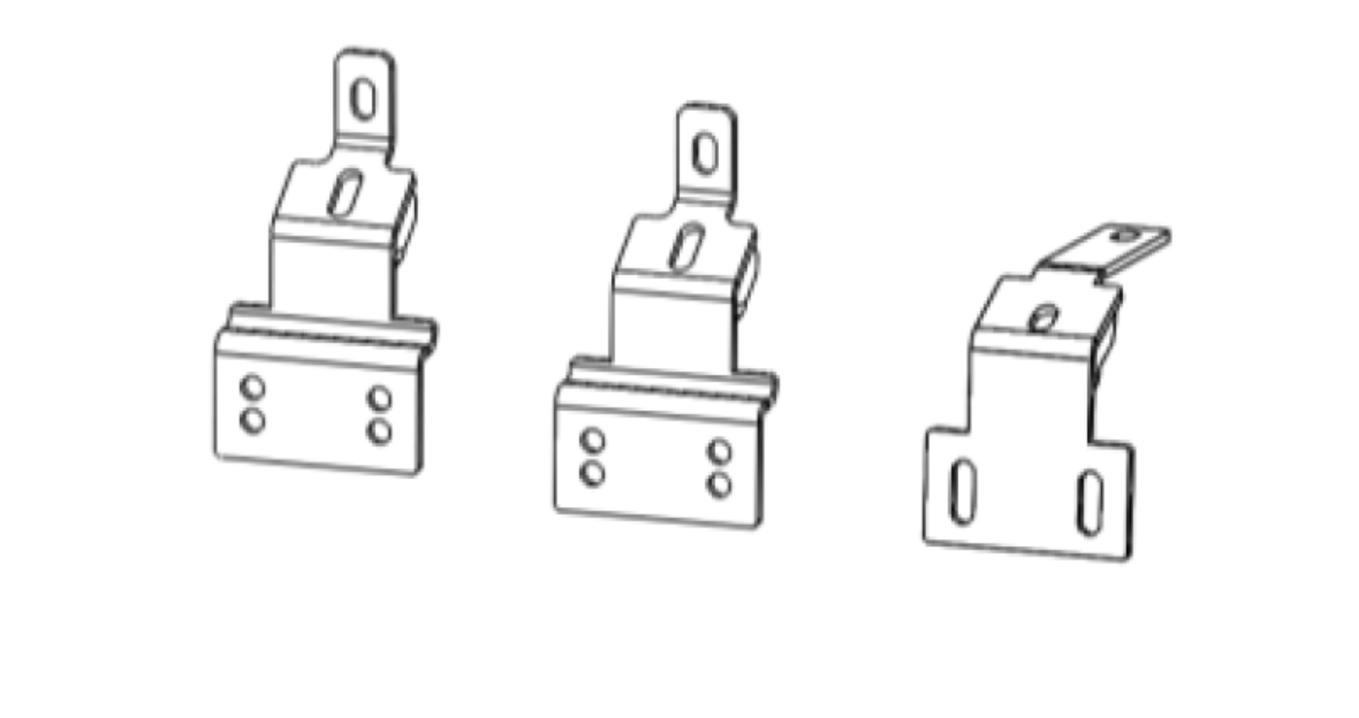 Picture of Go Rhino 19-20 Ford Ranger Brackets for Dominator Extreme SideSteps