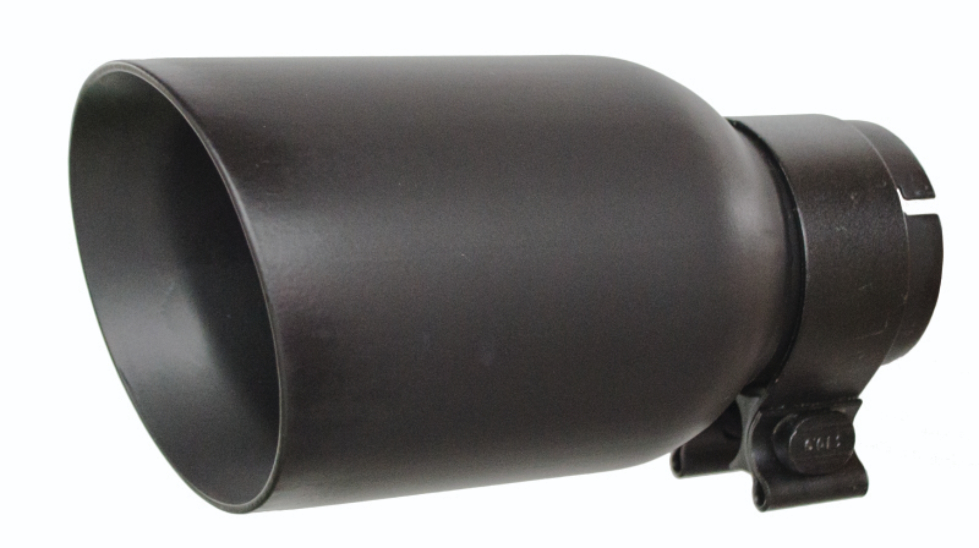 Picture of Go Rhino Exhaust Tip - Textured black - ID 2 1/2in x L 8in x OD 4in
