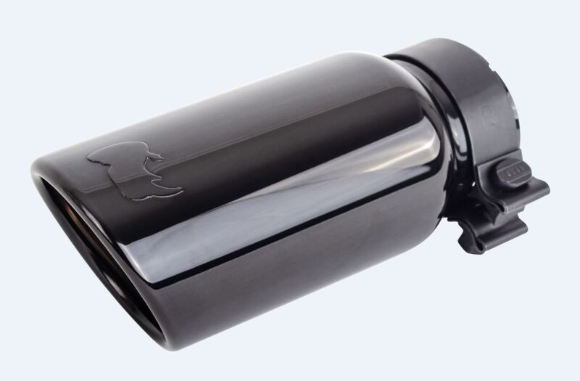 Picture of Go Rhino Exhaust Tip - Black Chrome - ID 2 3/4in x L 10in x OD 4in