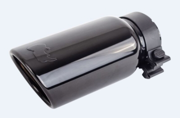 Picture of Go Rhino Exhaust Tip - Black Chrome - ID 2 3/4in x L 10in x OD 4in