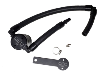 Picture of J&L 18-22 Kia Stinger GT 3.3TT Passenger Side Oil Separator 3.0 - Black Anodized