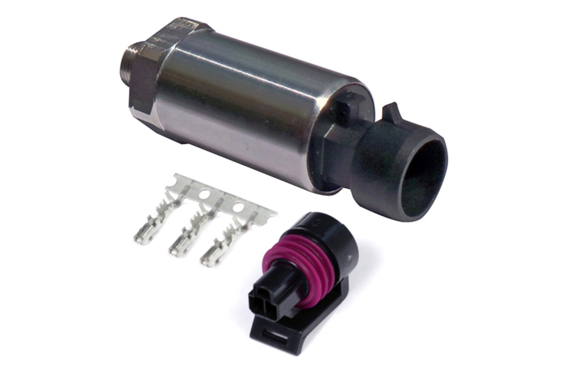 Picture of Haltech 5 Bar Motorsport Stainless Steel Diaphragm MAP Sensor 1/8 NPT w/Plug & Pins