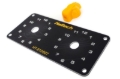 Picture of Haltech Dual Switch Panel Kit w/Yellow Knob