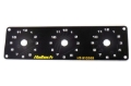 Picture of Haltech Triple Switch Panel w/Yellow & Red Knobs