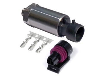 Picture of Haltech 150 PSI Motorsport (SS Diaphragm) Fuel/Oil/Wastegate 1/8 NPT Pressure Sensor w/Plug & Pins