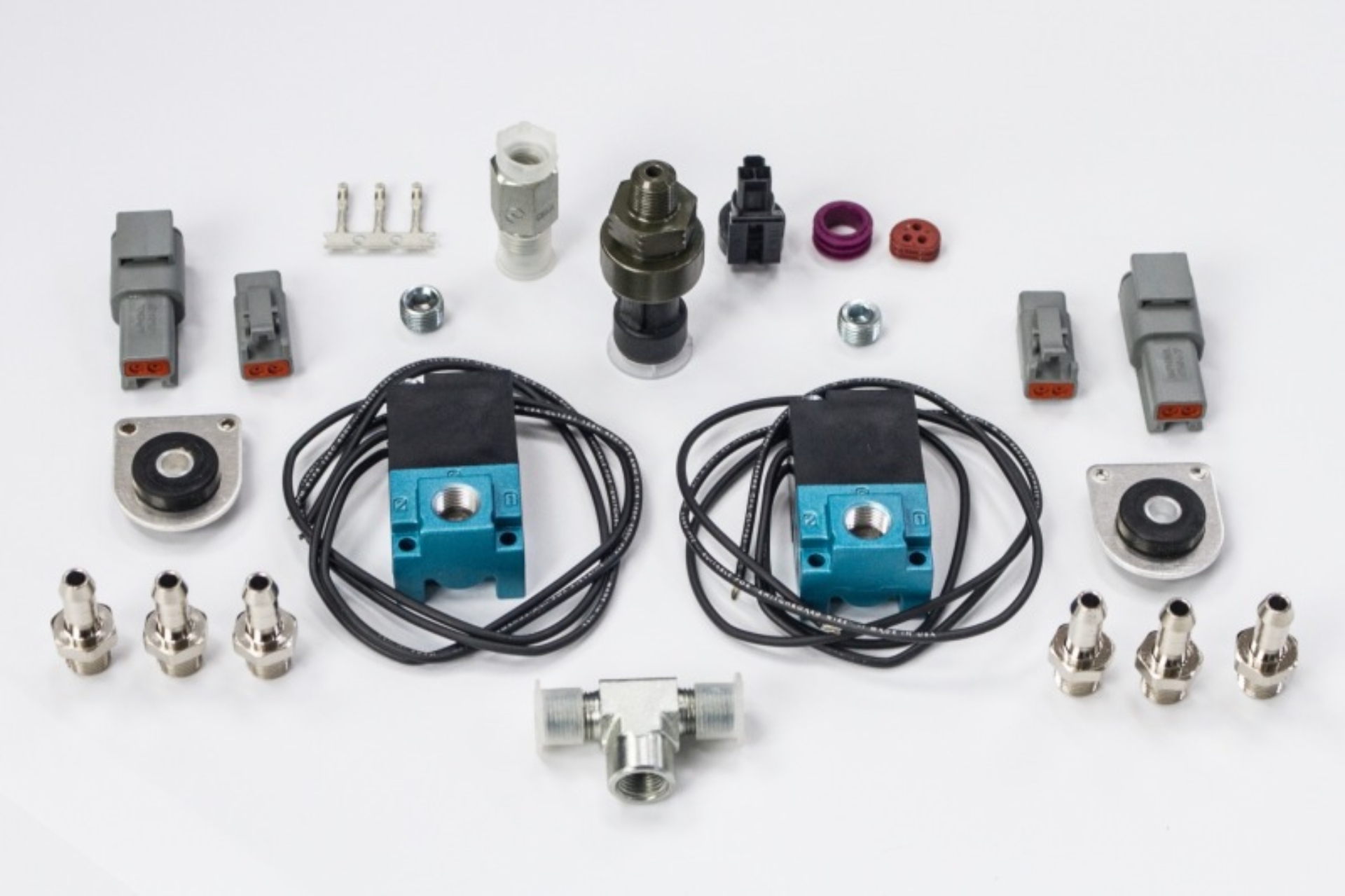Picture of Haltech CO2 Boost Control Dual Solenoid & Pressure Sensor Kit