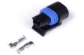 Picture of Haltech Delphi 2 Pin GM Style Coolant Temp Connector Black Plug & Pins
