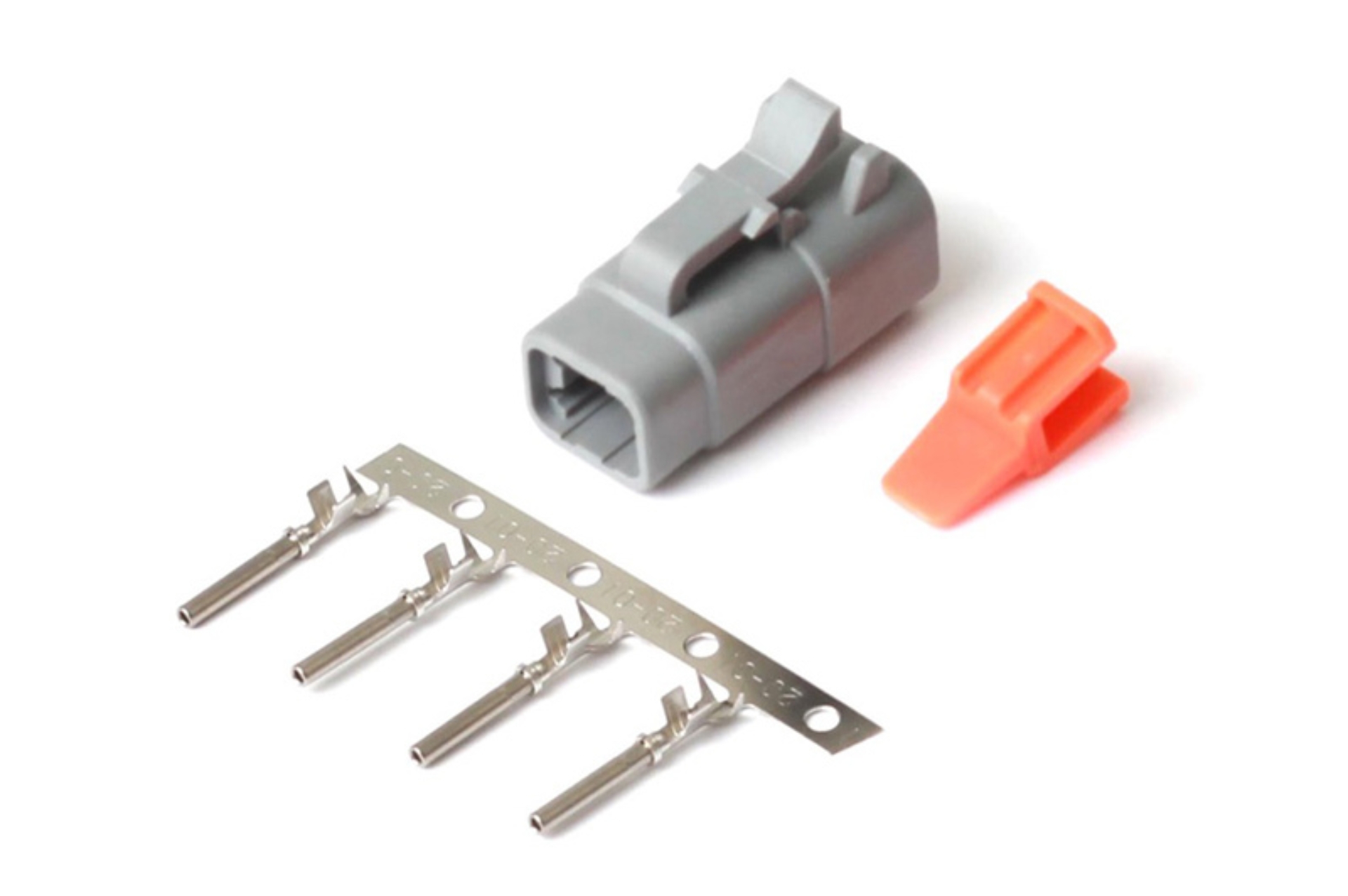 Picture of Haltech Male Deutsch DTM-4 Connector 7.5 Amp Plug & Pins