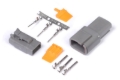 Picture of Haltech Matching Set of Deutsch DTM-3 Connectors 7.5 Amp Plug & Pins