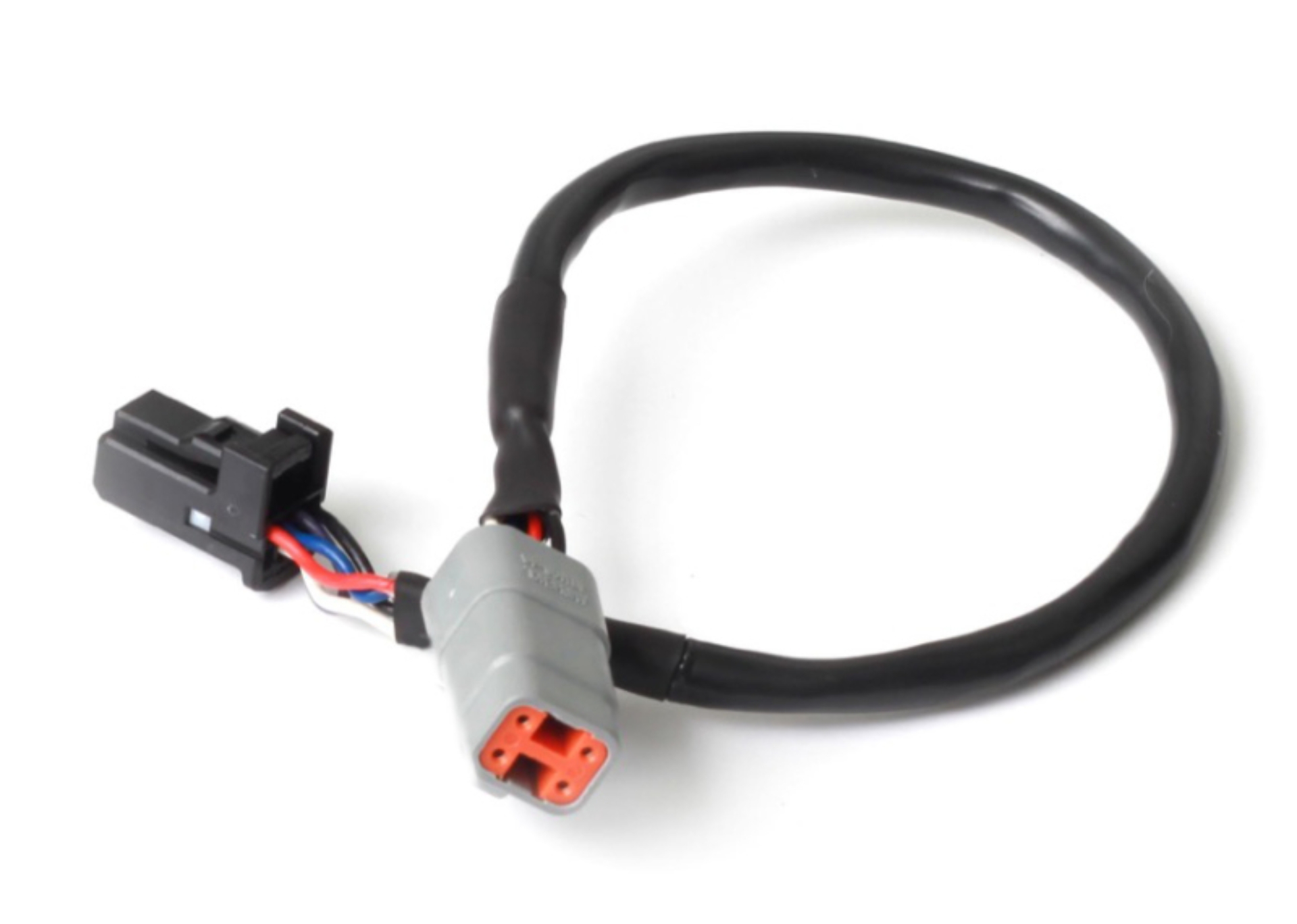Picture of Haltech Elite CAN Cable DTM-4 to 8 Pin Black Tyco 150mm (6in)