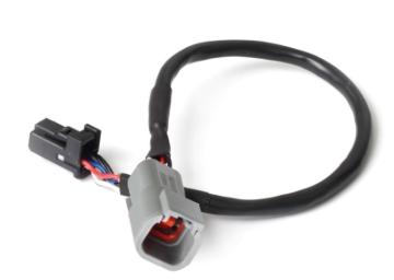 Picture of Haltech 3in CAN Adaptor Cable DTM-4 Female Receptacle/Socket to 8 Pin Black Tyco