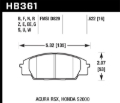 Picture of Hawk Performance HAWK HPS Brake Pad Sets Front - HB361F.622