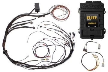 Picture of Haltech Elite 1500 Terminated Harness ECU Kit w/ Square EV1 Injector Connectors