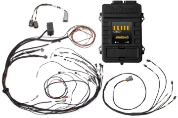 Picture of Haltech Elite 1500 Terminated Harness ECU Kit w/ Square EV1 Injector Connectors