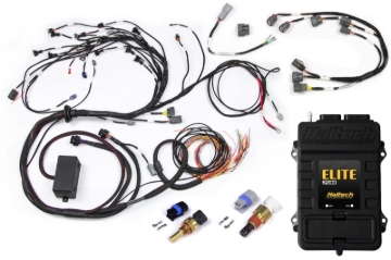 Picture of Haltech Elite 2500 Terminated Engine Harness ECU Kit w/Late Ignition