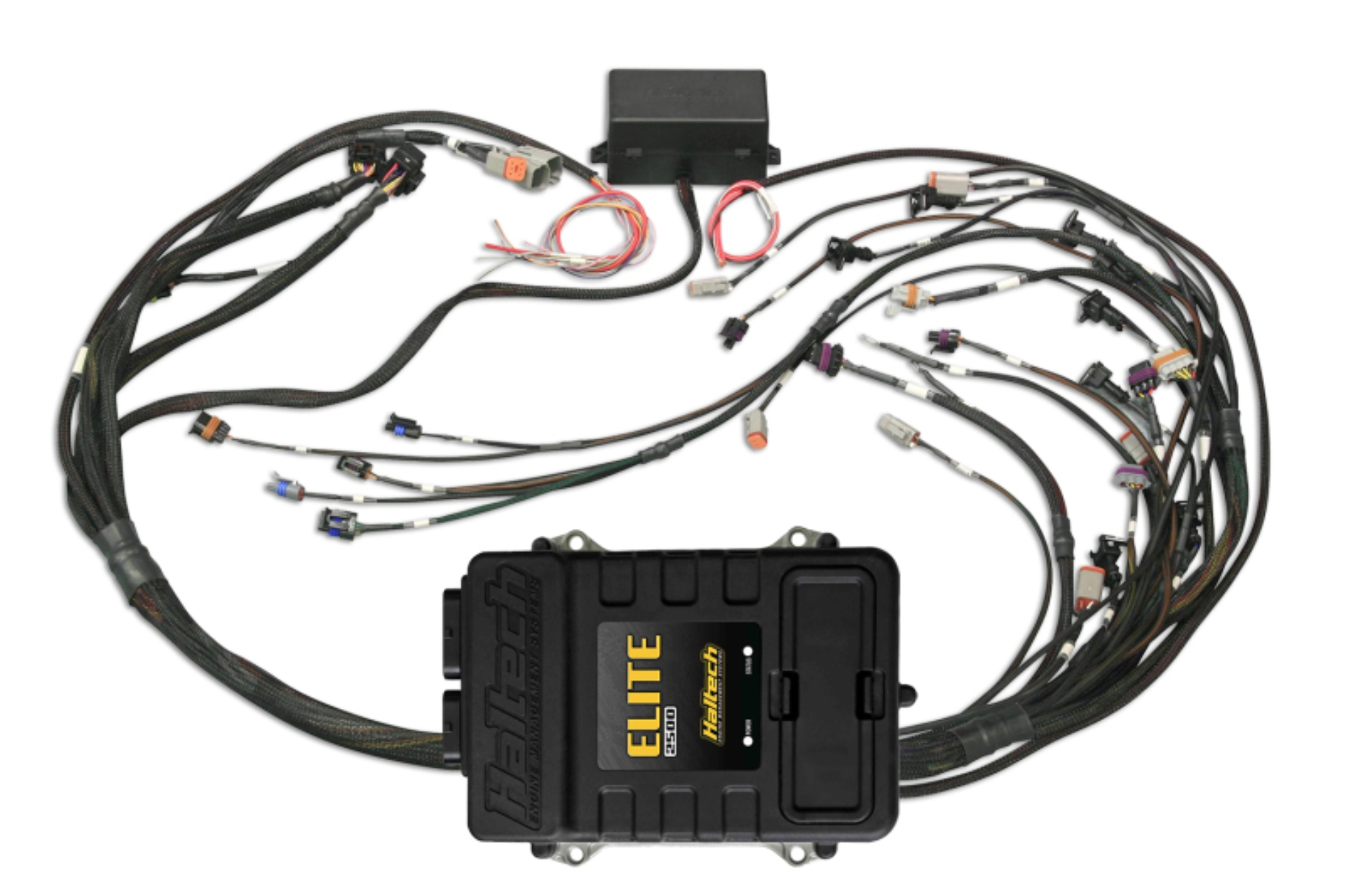 Picture of Haltech Elite 2500 Terminated Harness ECU Kit w/EV1 Injector Connectors