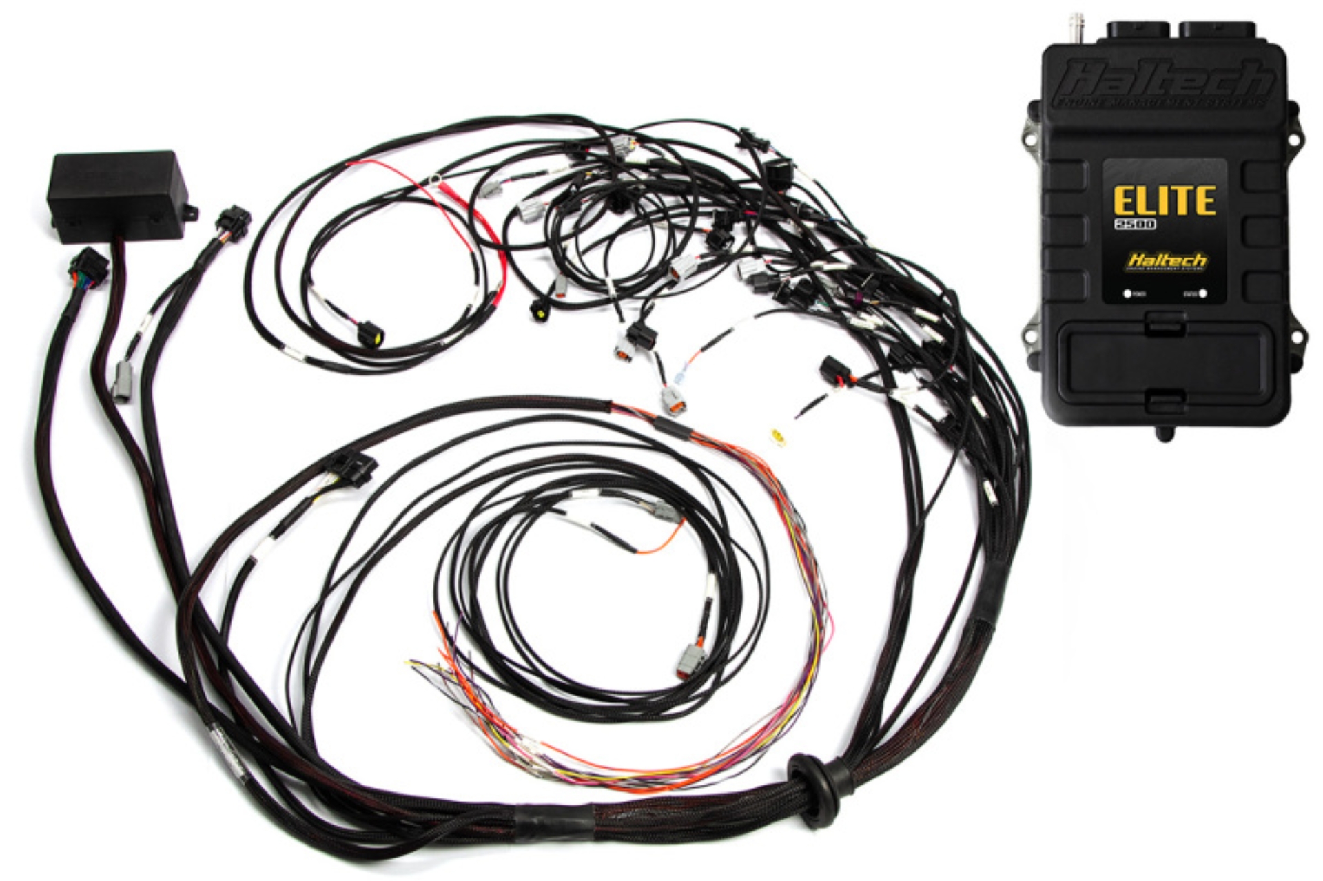 Picture of Haltech Elite 2500 Terminated Harness ECU Kit w/EV1 Injector Connectors