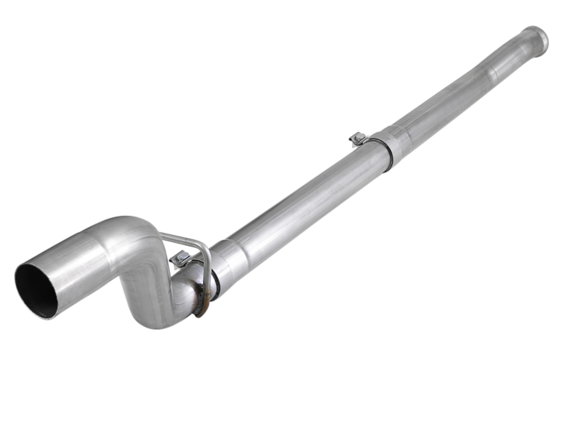 Picture of aFe MACH Force-Xp 2-1/2in 409 Stainless Steel Mid-Pipe w/Resonator Delete 18+ Jeep Wrangler JL 3.6L