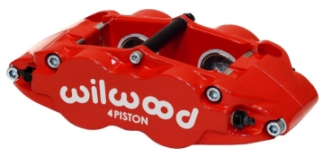 Picture of Wilwood Caliper-Narrow Superlite 4R - Red 1.12/1.12in Pistons 0.81in Disc