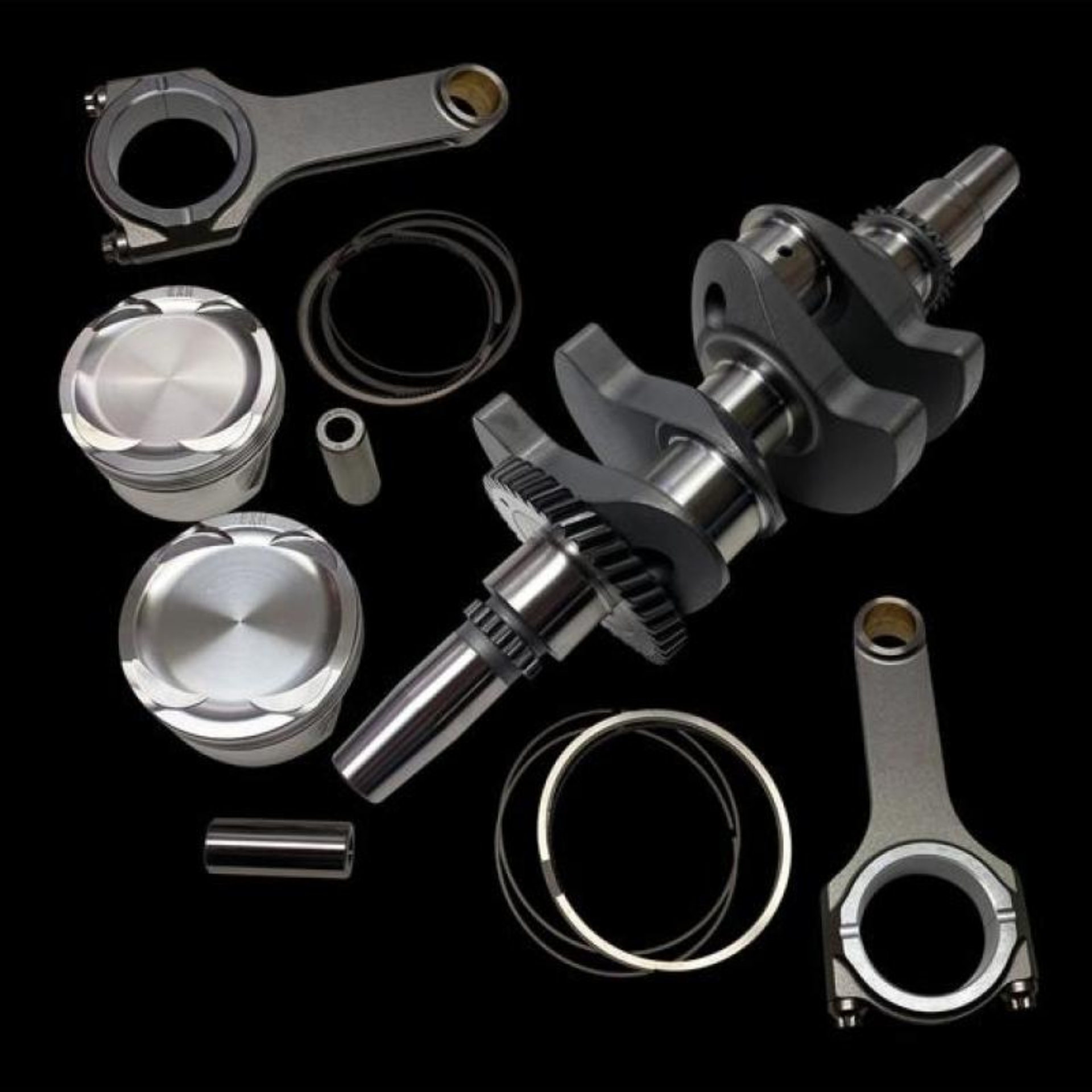Picture of Brian Crower Polaris XPTurbo 68mm Billet Crank 270Deg. Pin ProH2K Rods Stroker Kit