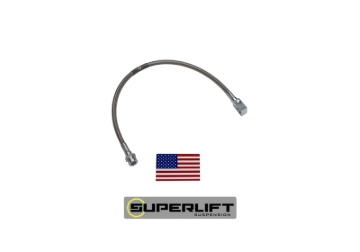 Picture of Superlift 66-77 Ford Bronco w/ 3-6in Lift Kit (Single) Bullet Proof Brake Hose