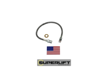 Picture of Superlift 71-87 GM Pickup/71-91 Blazer/Suburban w/ 4-6in Lift Kit (Single) Bullet Proof Brake Hose