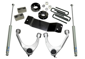Picture of Superlift 07-16 Chevy Silv 1500 4WD 3.5in Lift Kit w/ Cast Steel Control Arms & Bilstein Rear Shocks
