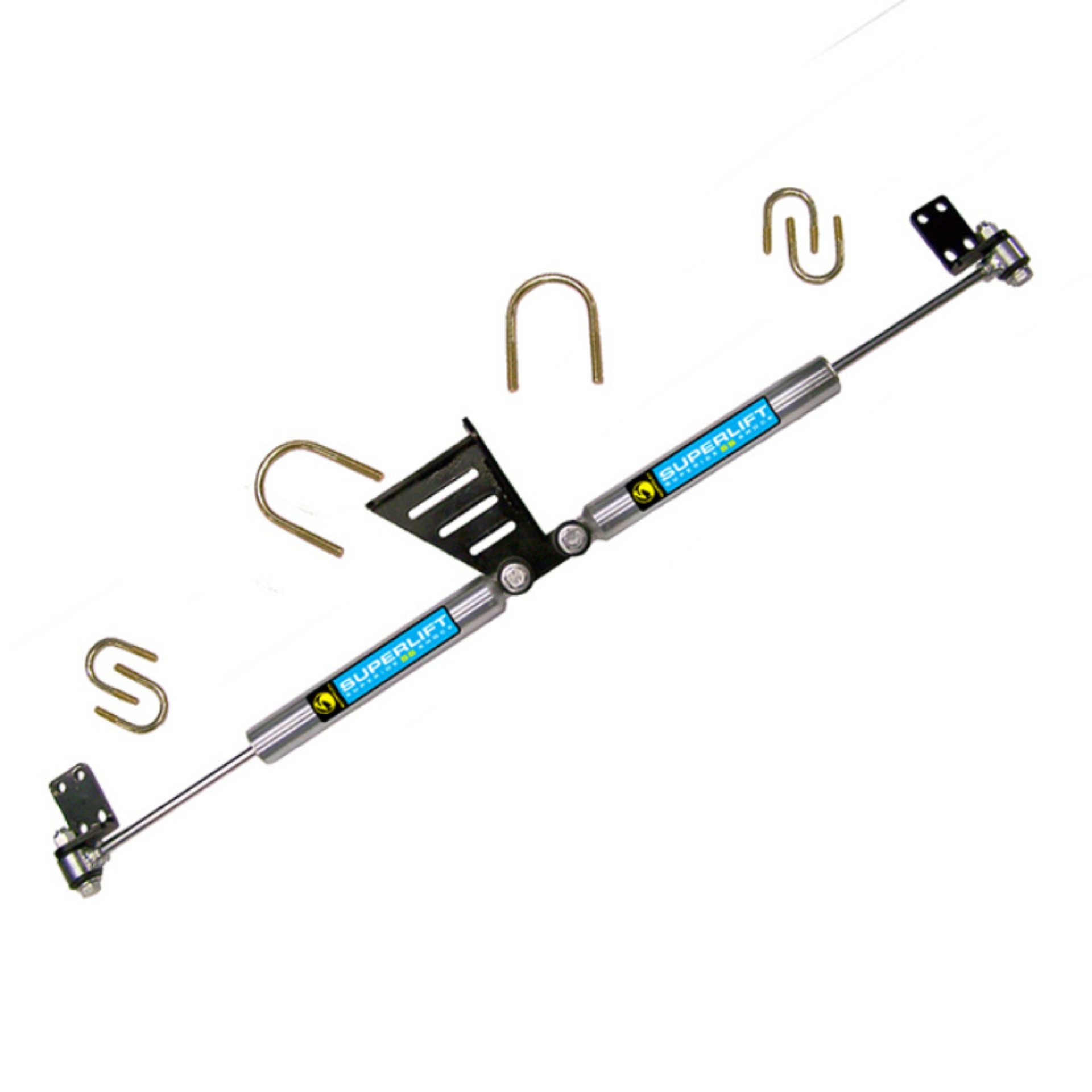Picture of Superlift 07-18 Jeep Wrangler JK High Clearance Dual Steering Stabil. Kit- SR SS by Bilstein (Gas)