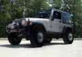 Picture of Superlift 97-06 Jeep Wrangler TJ w/ 3-4.5in Lift Kit Adjustable Track Bar - Front