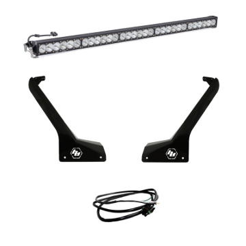 Picture of Baja Designs 2018+ Jeep Wrangler JL/JT OnX6+ 50in Roof LED Light Bar Kit w/ Upfitter