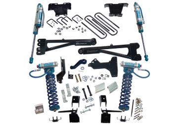 Picture of Superlift 17-19 Ford F-250 SD 4WD (Diesel) 6in Radius Arm Lift Kit King Fr Coils/RR Reservoir Shocks