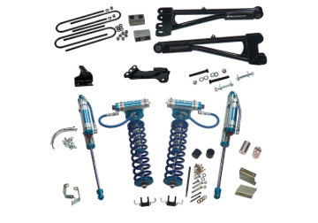 Picture of Superlift 11-16 Ford F-250/F-350 SD 4WD 4in Lift Kit w/Repl Radius Arms & King Coilovers Rear Shocks