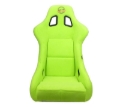 Picture of NRG FRP Bucket Seat PRISMA Edition - Medium (Neon Green/ Pearlized Back)