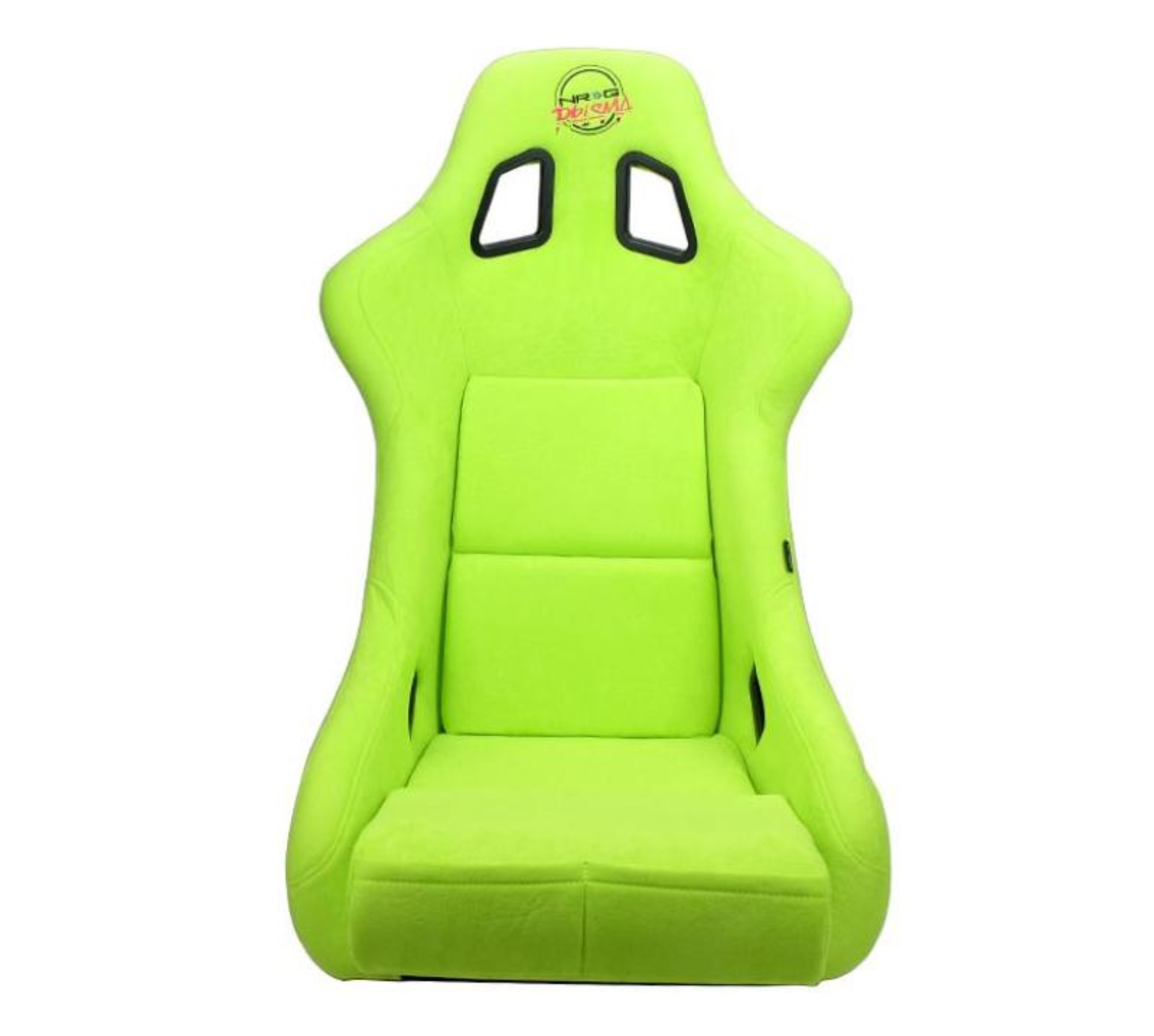 Picture of NRG FRP Bucket Seat PRISMA Edition - Medium (Neon Green/ Pearlized Back)