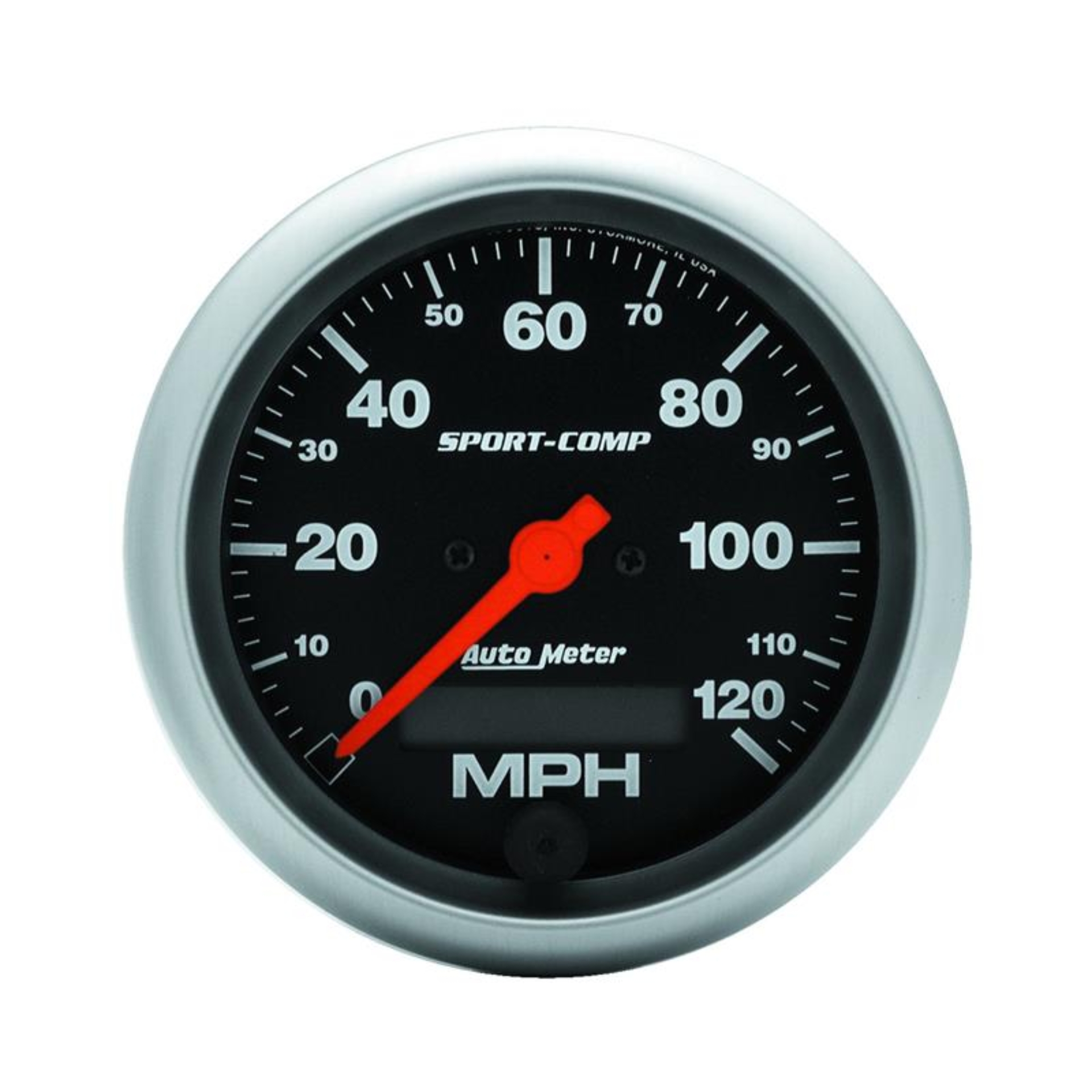 Picture of Autometer Sport-Comp 3-3/8 inch 120 MPH Electronic Speedometer Gauge