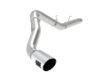 Picture of aFe ATLAS 5in Alum Steel DPF-Back Exhaust System w/Polished Tip 19-20 Ram Diesel Trucks L6-6.7L (td)