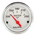 Picture of Autometer Arctic White 2-1/16in 250 Degree Electric Water Temp Gauge