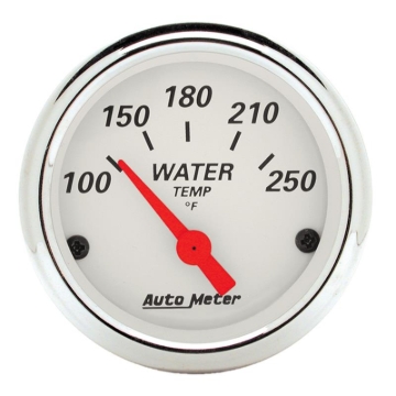 Picture of Autometer Arctic White 2-1/16in 250 Degree Electric Water Temp Gauge