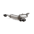 Picture of Akrapovic 2017+ Alfa Romeo Stelvio Quadrifoglio Slip-On Line (Titanium) w/Titanium/Carbon Fiber Tips