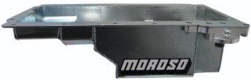Picture of Moroso GM LS Swap (w/Rear Sump & Spin-On Oil Filter Adapter) Wet Sump 7qt 6in Steel Oil Pan
